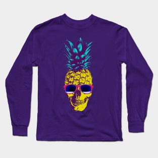 Pineapple Skull Long Sleeve T-Shirt